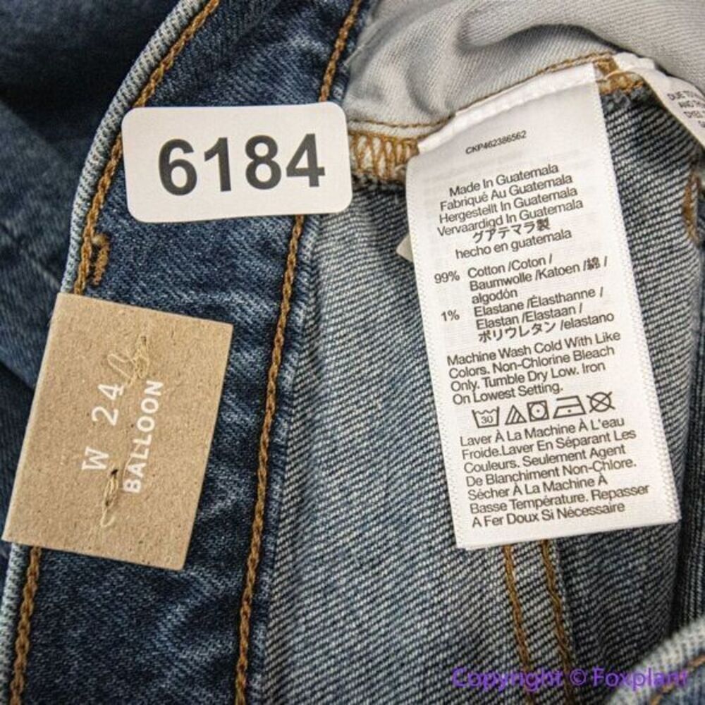 NEW‎ Madewell Balloon Jeans in Ellisboro Wash, 24 - Picture 14 of 15